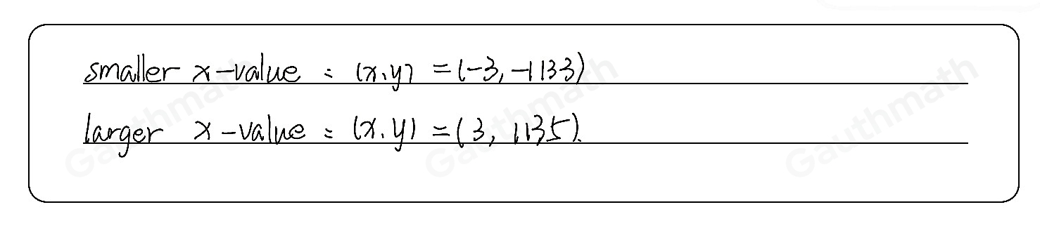 At which points on the curve y=1+60x3-2x5 does the tangent line have the largest slope? smaller x-value x,y=-3,1135 square larger x-value x,y=|3,-1135 Need Help? Read it