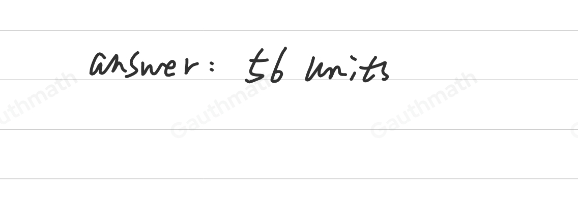 What is the perimeter of rectangle JKLM? square root of x 32 units 44 units 56 units 64 units