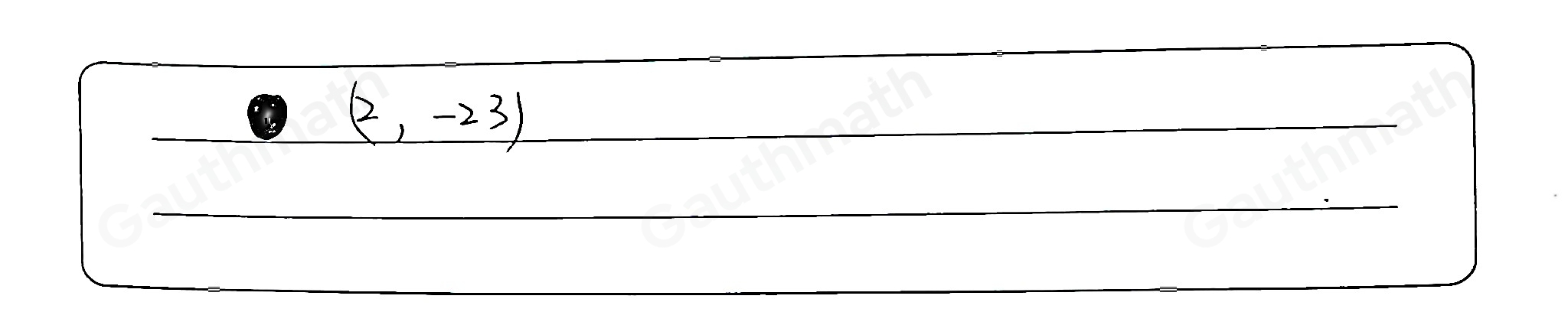 The midpoint of overline UV is point W. What are the coordinates of point V? -6,-14 2,-23 5, 1/2 11/2 ,1