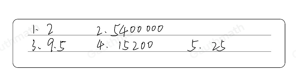 Convert the following cubic units as indicated. 1. 2 000 000 cm3=--m3 2. 5.4 m3=----cm3 3. 9 500 dm3 =-- m3 4. 15.2 L = 1.2 =-m3 5 25 000 cm3=-