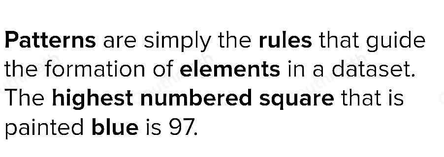 Question: 12/20 On a board measuring 1 * 100 , each square is numbered from 1 to 100. Three colors are used to paint the squares from left to right. The following pattern is repeated: 1 blue square, 2 red squares, 3 green squares, 1 blue, 2 red, 3 green, and so on. What is the highest numbered square that is painted blue?